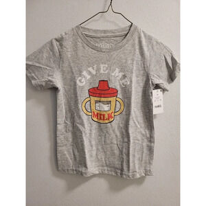Give Me Milk - Toddler Crew Neck Short Sleeve T-shirt NEW! 18M, 2T, 3T, 4T, 5T